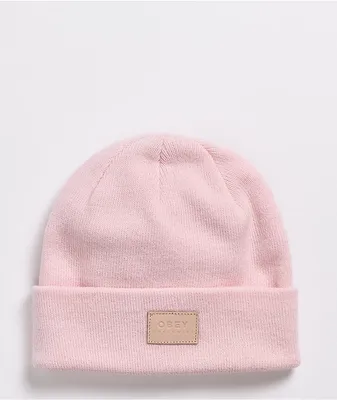 Obey Briean Pink Beanie