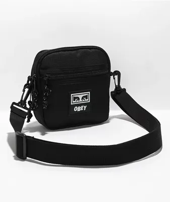 Obey Conditions Black Crossbody Bag