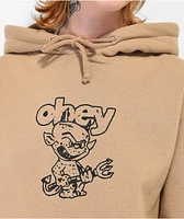 Obey Devil Sandstone Hoodie