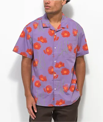Obey Easy Relaxed Short Sleeve Button Up Shirt