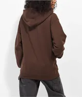 Obey Falling Angels Brown Hoodie