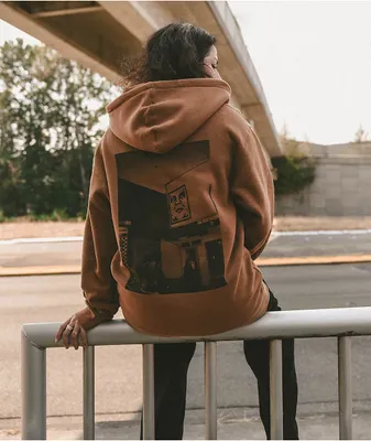 Obey Hong Kong Photo Brown Sugar Hoodie
