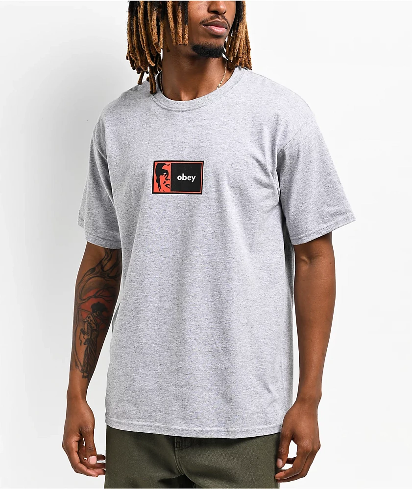 Obey Icon Bar Navy Blue T-Shirt