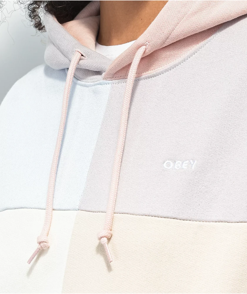 Obey Lockdown Pastel Colorblock Hoodie