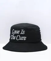 Obey Protest Black Bucket Hat