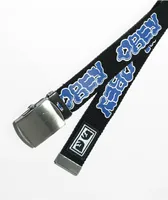 Obey Wavy Black Web Belt