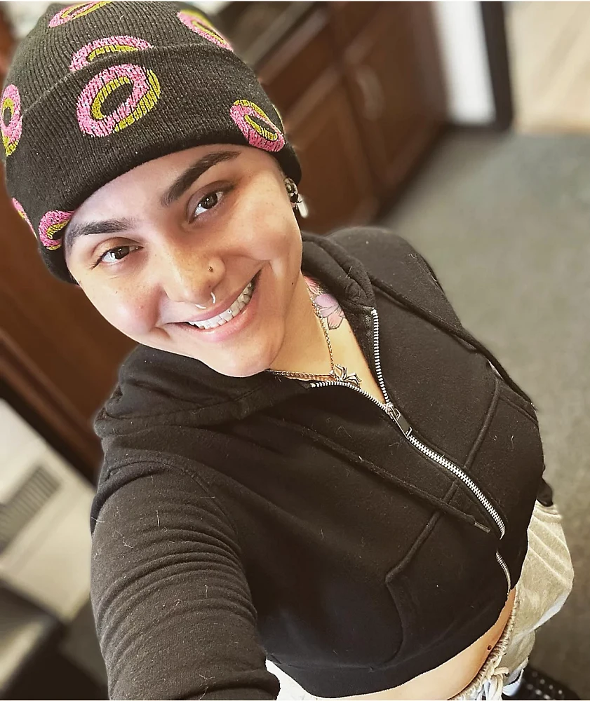 Odd Future Allover Print Black Beanie