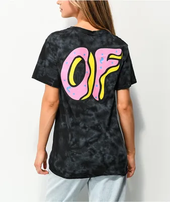 Odd Future Black Wash Tie Dye T-Shirt