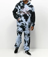 Odd Future Blue & Black Tie Dye Hoodie