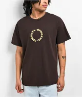 Odd Future Circle Logo Brown T-Shirt