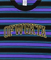 Odd Future Collegiate Logo Stripe Knit T-Shirt