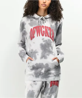 Odd Future Grey Tie Dye Hoodie