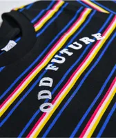 Odd Future Multi Stripe Black T-Shirt