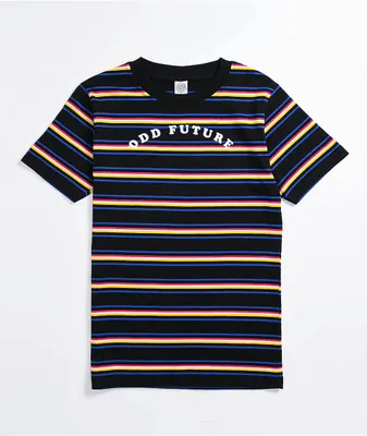 Odd Future Multi Stripe Black T-Shirt
