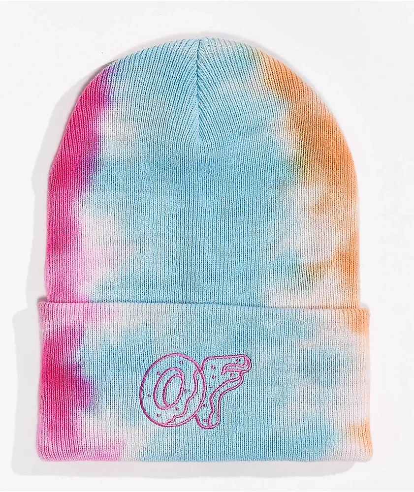 Odd Future Rainbow Tie Dye Beanie
