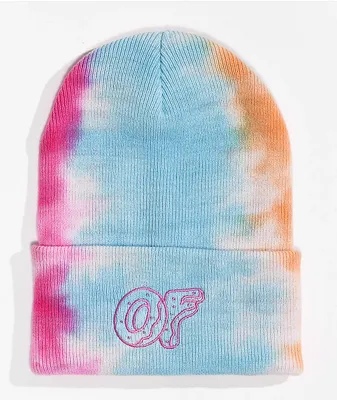 Odd Future Rainbow Tie Dye Beanie
