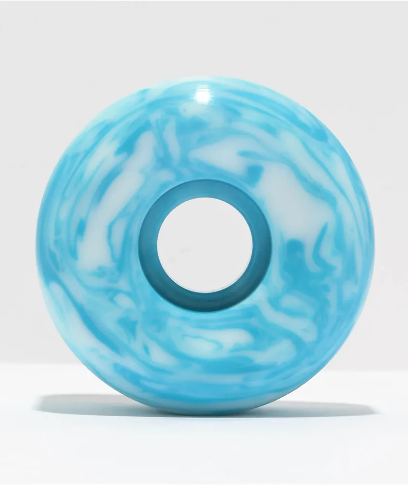 Orbs Wheels Specters Swirls 56mm 99a Blue & White Skateboard Wheels