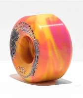 Orbs Wheels Specters Swirls Reaper 53mm 99a Pink & Yellow Skateboard Wheels