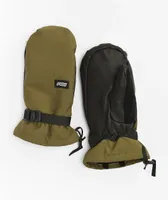 POW Tallac Olive Green Snowboard Mittens