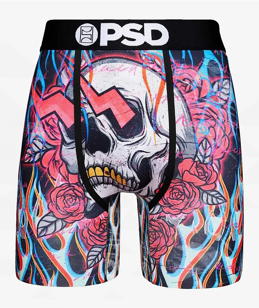 PSD Flames N Bones Boxer Briefs