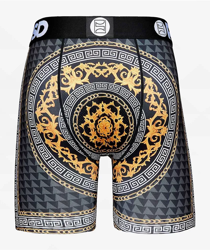 PSD Rich Leopard Black Boxer Briefs