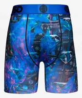 PSD Thermal Money Diamonds Blue Boxer Briefs