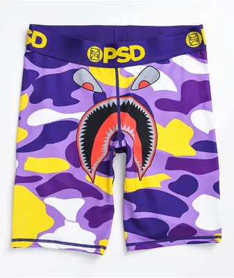 PSD Warface Purple Camo Bike Shorts