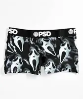 PSD x Ghost Face Dark Black & White Boyshort Underwear