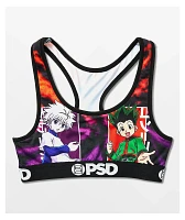 PSD x Hunter x Hunter Gon Killua  Split Sports Bra