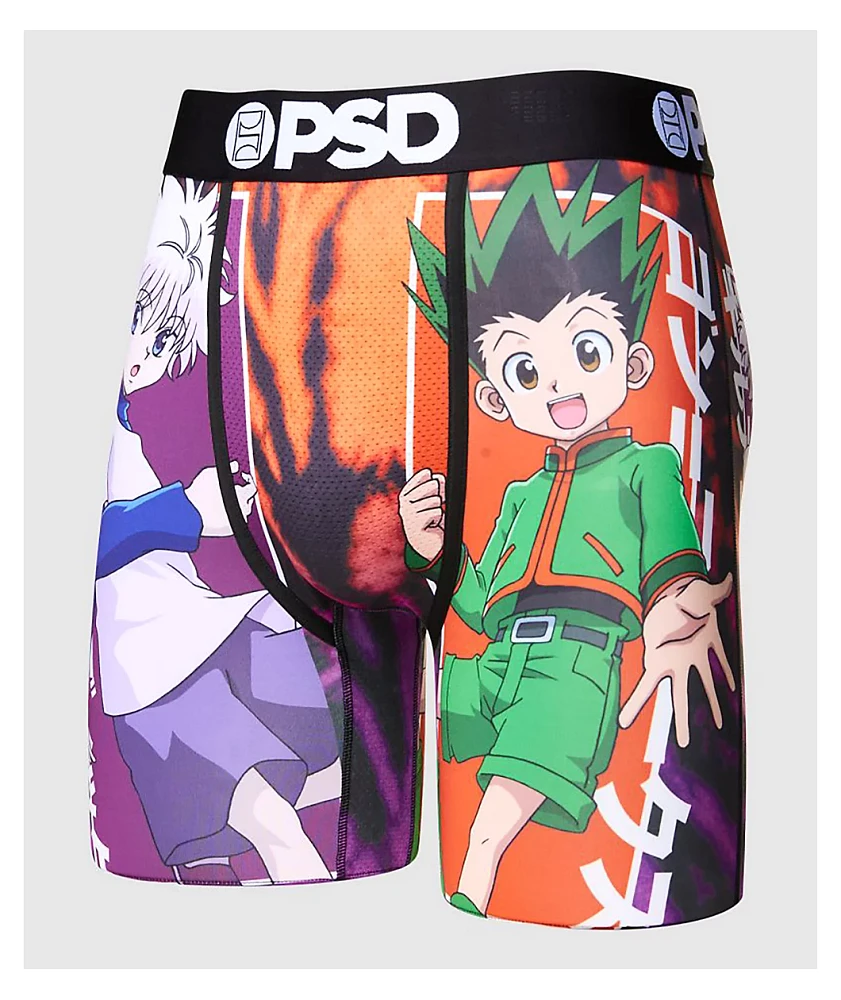 PSD x Hunter x Hunter Gon x Killua Split Boxer Briefs