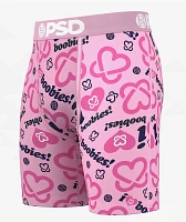 PSD x Keep A Breast Foundation I Heart Boobies Pink Boxer Briefs