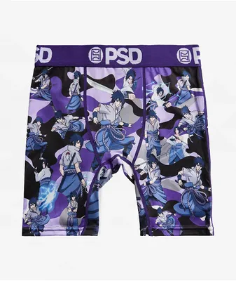 PSD x Naruto Kids Sasuke Clones Purple Camo Boxer Briefs