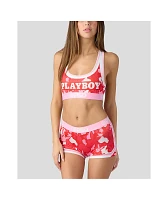 PSD x Playboy Love Camo Pink Boyshort Underwear