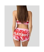 PSD x Playboy Love Camo Pink Boyshort Underwear