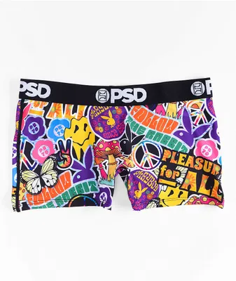 PSD x Playboy Peace Love Playboy Boyshort Underwear