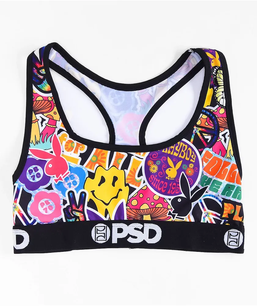PSD x Playboy Peace Love Playboy Sports Bra