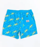 Party Pants Lazy River Blue Board Shorts