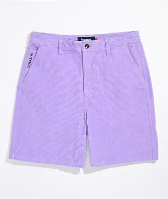 Paterson Lavender Corduroy Shorts