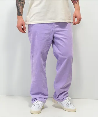 Paterson Wide Leg Lavender Corduroy Skate Pants