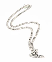 Personal Fears x American Psycho Nail Gun Silver Necklace