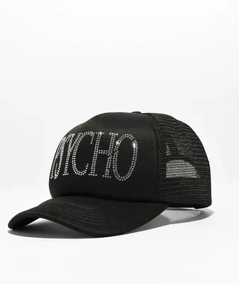 Personal Fears x American Psycho Rhinestone Black Trucker Hat