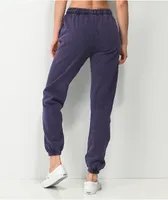 Petals by Petals and Peacocks I Fly You Fly Purple Wash Sweatpants