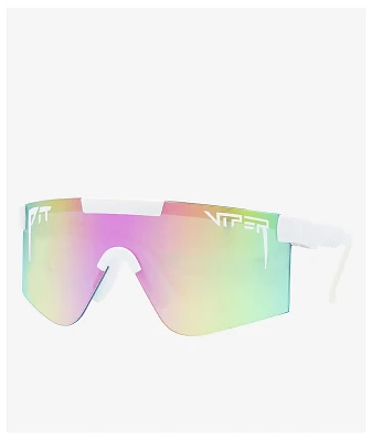 Pit Viper The Miami Nights Single Wide White Sunglasses