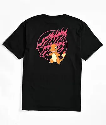 Pokémon & Santa Cruz Fire Type 1 Youth T-Shirt