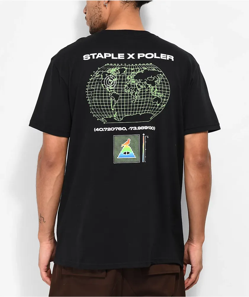 Poler x Staple Globo Pigeon Black T-Shirt
