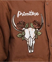 Primitive Badlands Brown Varsity Jacket