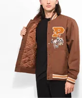 Primitive Badlands Brown Varsity Jacket