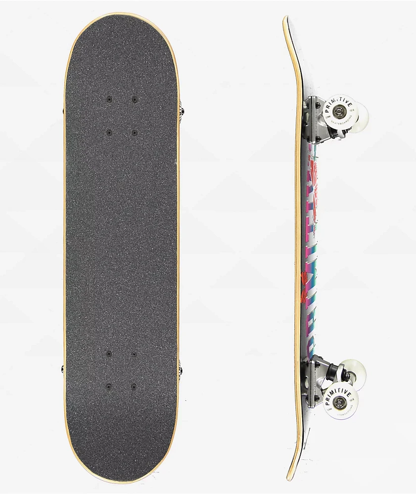 Primitive Collegiate Butterfly 7.3" Skateboard Complete