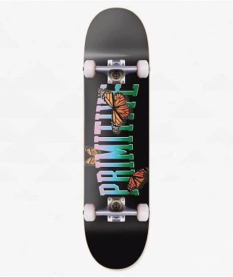 Primitive Collegiate Butterfly 7.3" Skateboard Complete