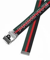 Primitive Euro Green Web Belt